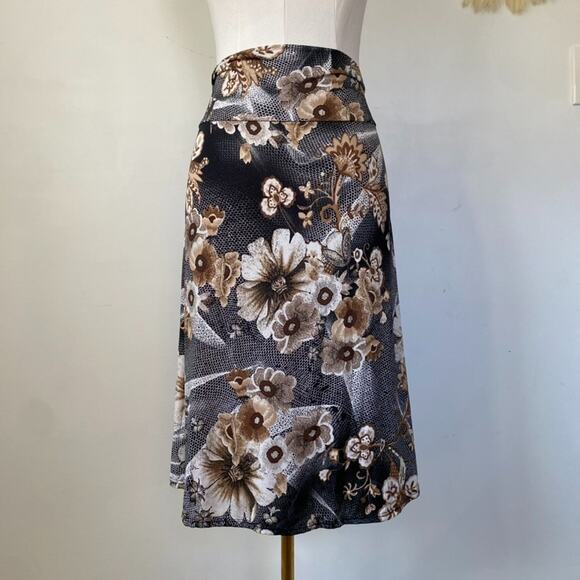 LulaRoe Womens Whimsigoth Midi Skirt Dress Size 3XL Fairy Grunge Stretch Office - Picture 2 of 10